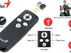 PUNTERO GENIUS LASER INALAMBRICO MEDIA POINTER100