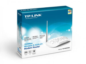 MODEM ROUTER WIFI - 300MBPS - 4 PUERTOS RJ45 - 1 WAN - TD-W8961ND - TP-LINK