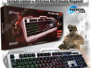 Teclado Gamer Retroiluminado Estructura Metal Noga Nkb-k10