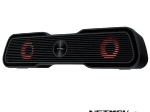 PARLANTE 2.0 - HUNTER - RETROILUMINADO - USB - 3WX2 - NM-HUNTER - NETMAK