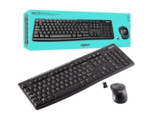 TEC+MOUSE LOGITECH MK270 WIRELESS BLACK