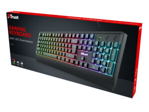 TECLADO TRUST GAMING ZIVA LED MULTICOLOR