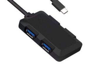 HUB USB C - 4 PUERTOS - USB 2.0 - M A H - NM-HUBC - NETMAK