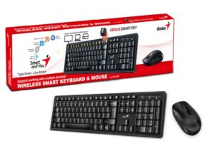 TEC+MOUSE WIRELESS GENIUS KM-8200 SMART BLACK