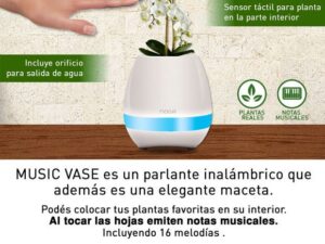 PARLANTE PORTATIL FLORERO MUSIC VASE NG-SH1