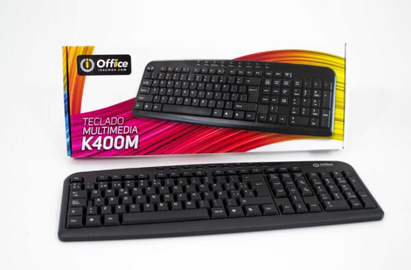 TECLADO USB MULTIMEDIA OFF-K400M OFFICE