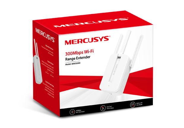 EXTENSOR DE RANGO INALAMBRICO (MW300RE) 300 MBPS - MERCUSYS