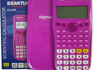 CALCULADORA EXAKTUS CIENTIFICA EX-82ES PLUS ROSA