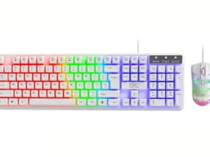 TECLADO Y MOUSE RGB CON CABLE GTC CBG-025B RGB BL
