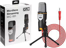 MICROFONO STREAMING CON CABLE GTC MIC-001
