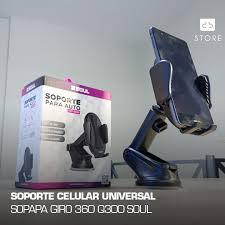SOPORTE AUTO SOUL UNIVERSAL C/BRAZO AJUSTABLE Q300