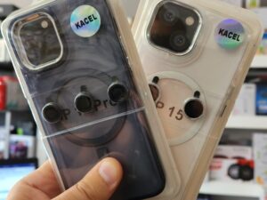 FUNDA KACEL IPHONE MEGASAFE + ARO LENTE