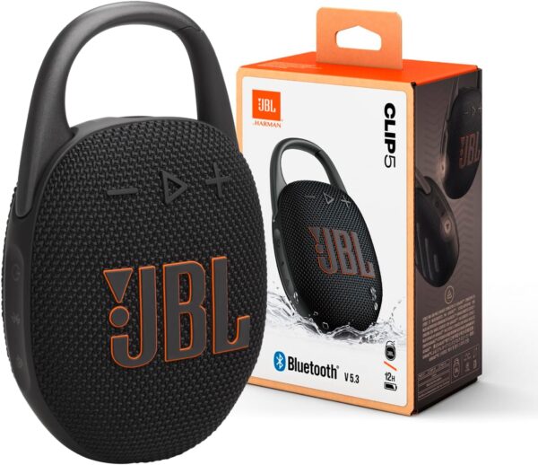 PARLANTE JBL CLIP 5 BLUETOOTH BLACK
