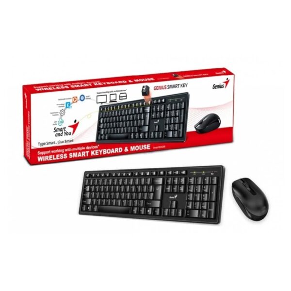 TEC+MOUSE WIRELESS GENIUS KM-8200 DUAL COLOR