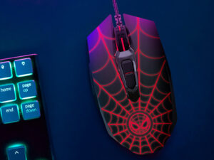 MOUSE SPIDER-MAN -TECH OPTICO 7 BOTONES