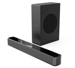 Barra de sonido 2.1 con subwoofer etheos ABSI-S70W