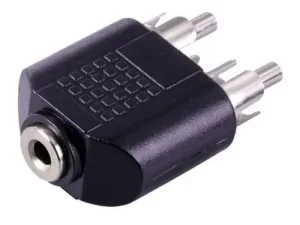 Adaptador Jack 3.5 Hembra Stereo / Rca X2 Macho