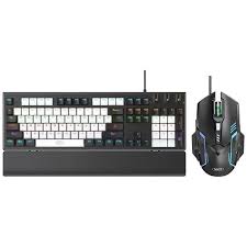 TECLADO + MOUSE USB MECANICO XO-KB-06 +BLANCO