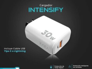 CABEZAL ENTRADA USB Y TIPO C 30W XAEA INTENSIFY