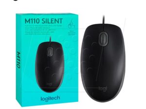MOUSE LOGITECH M110 BLACK SILENCIOSO USB