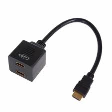 ADAPTADOR DE VIDEO SPLIT X2  (Y) HDMI M / 2 HDMI H 0,15 MTS. CPM037 - BKT