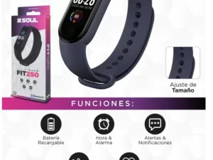RELOJ SOUL SMW-FIT250NE NEGRO