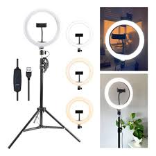 ARO SELFIE 26CM DINAX DX-LUZSEL CON TRIPODE 2.1M