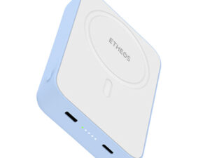 CARGADOR PORTATIL ETHEOS MAGNETICO Y SALIDA USB C POWER BANK 10000 mAh