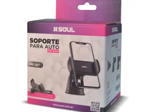 SOPORTE AUTO SOUL UNIVERSAL 2EN1 AIR Q200