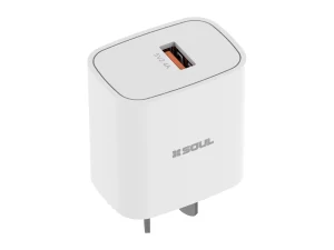 CARGADOR SOUL CLASSIC 2.4A USB BLANCO XUSB1M V8