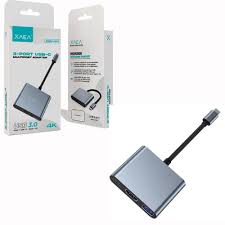 HUB ADAPTADOR TIPO C A USB X1 HDMI X1 TC X1 XAEA MODV0013