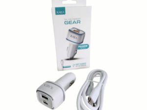 CARGADOR PARA AUTO XAEA MODS-504 GEAR + CABLE USB A - USB C