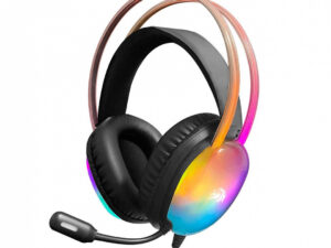 AURICULAR GAMER NETMAK 3.5 + USB RGB NM-N25 NEGRO