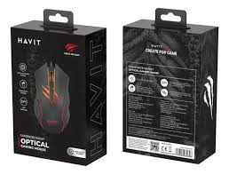 MOUSE GAMER RGB HAVIT HVMS-MS1027-BK