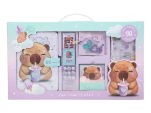 SET DE CUADERNO CON ACCESORIOS CAPIBARA 90 CHIMOLA